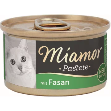 Katzen - Nassfutter MIAMOR Adult Pastete Fasan, 85 g