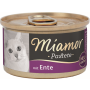 Katzen - Nassfutter MIAMOR Adult Pastete Ente, 85 g