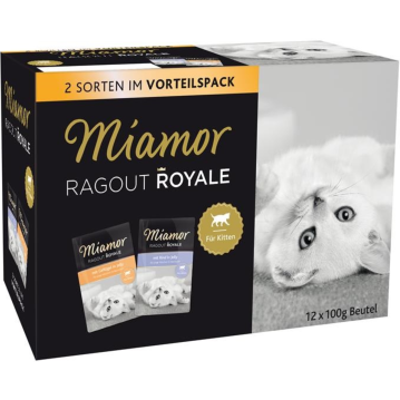Katzen - Nassfutter MIAMOR Kitten Ragout Royale in Jelly...