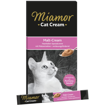 Katzen - Snacks MIAMOR Cat Snack Malt - Cream, 6 x 15 g