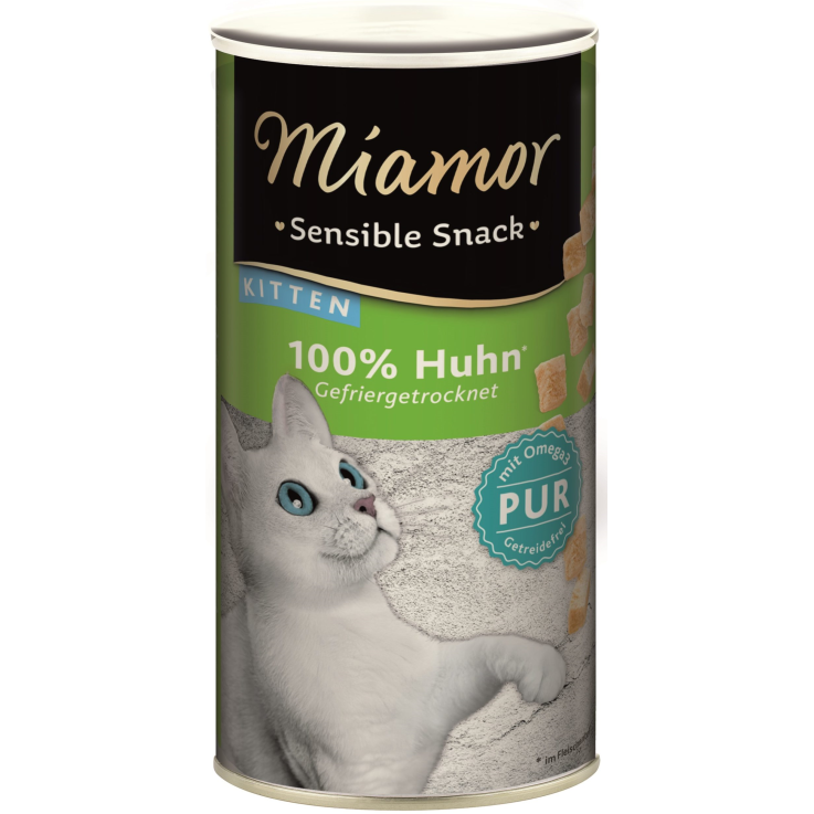 Katzen - Snacks MIAMOR Kitten Sensible Snack Huhn pur, 30 g