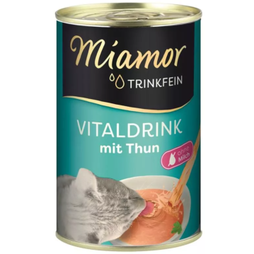 Katzen - Vitaldrink MIAMOR Adult Trinkfein mit Thun, 135 ml
