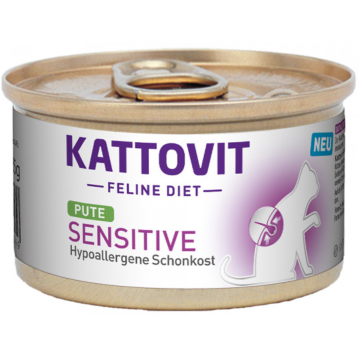 Katzen - Nassfutter KATTOVIT Feline Diet Sensitive Pute,...