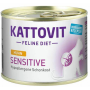 Katzen - Nassfutter KATTOVIT Feline Diet Sensitive Huhn, 185 g