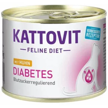 Katzen - Nassfutter KATTOVIT Feline Diet Diabetes Huhn,...