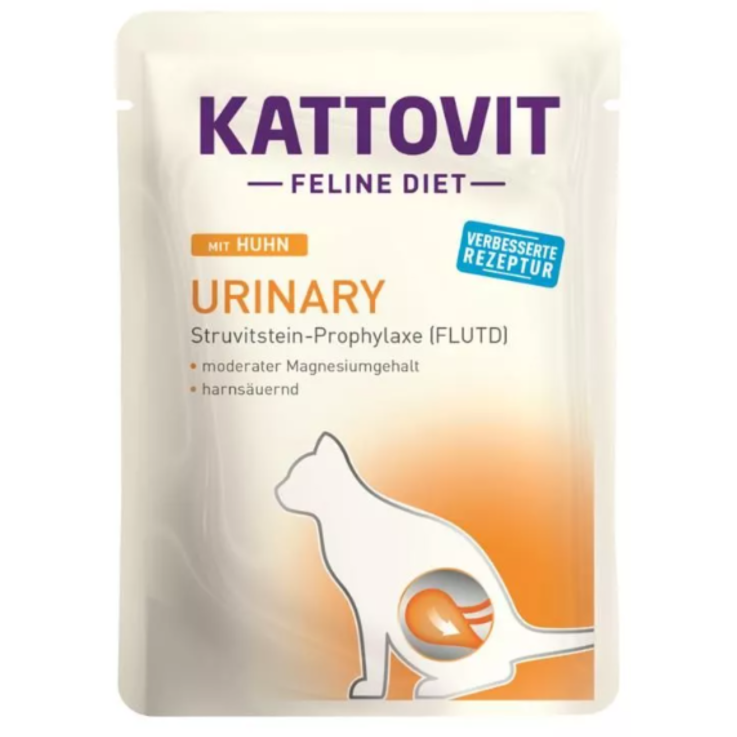 Katzen - Nassfutter KATTOVIT Feline Diet Urinary Huhn, 85 g