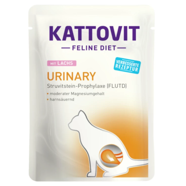 Katzen - Nassfutter KATTOVIT Feline Diet Urinary Lachs, 85 g