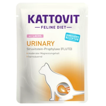 Katzen - Nassfutter KATTOVIT Feline Diet Urinary Lachs, 85 g