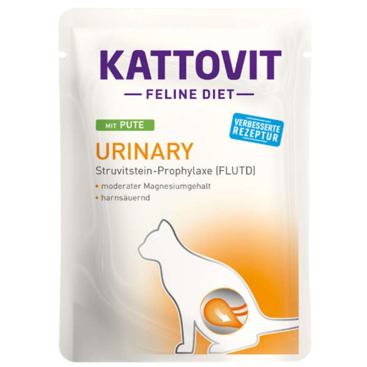 Katzen - Nassfutter KATTOVIT Feline Diet Urinary Pute, 85 g