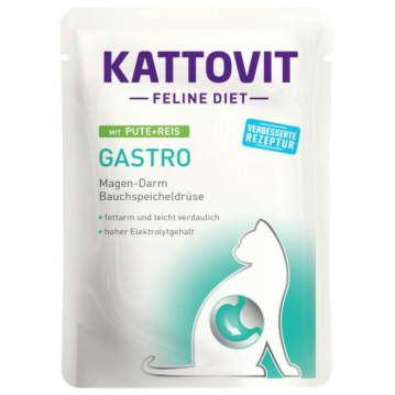 Katzen - Nassfutter KATTOVIT Feline Diet Gastro Pute...
