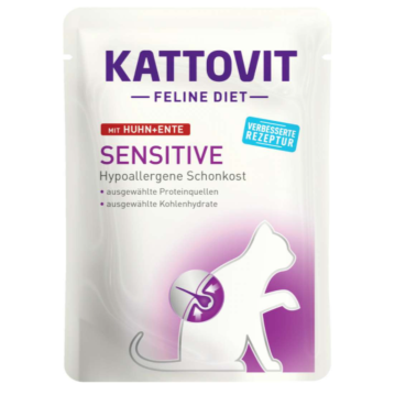 Katzen - Nassfutter KATTOVIT Feline Diet Sensitive Huhn...