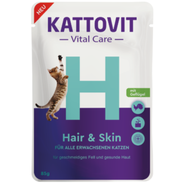 Katzen - Nassfutter KATTOVIT Vital Care Hair & Skin...
