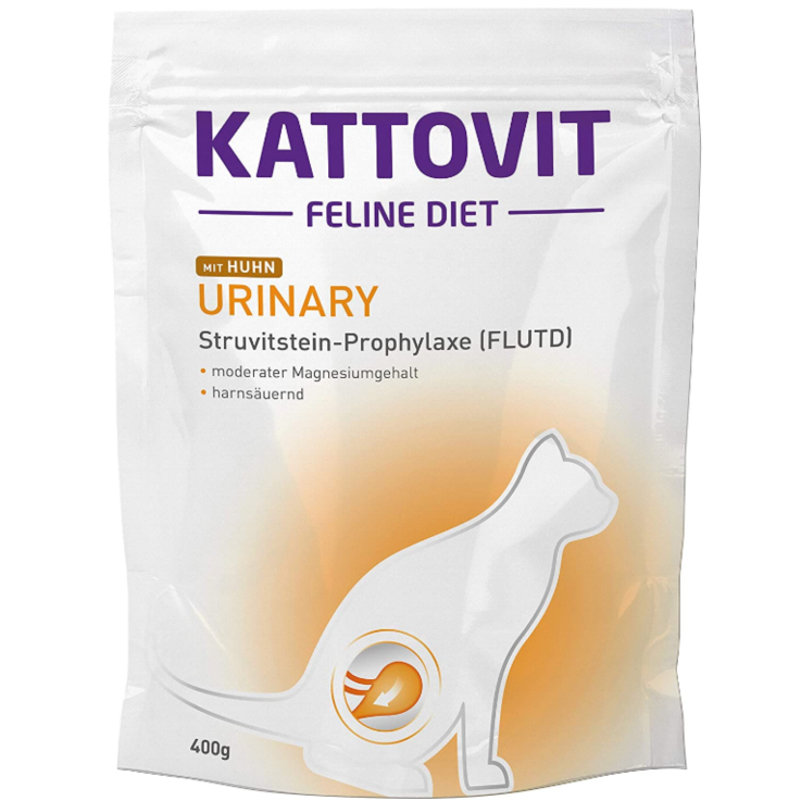 Katzen - Trockenfutter KATTOVIT Feline Diet Urinary Huhn, 400 g