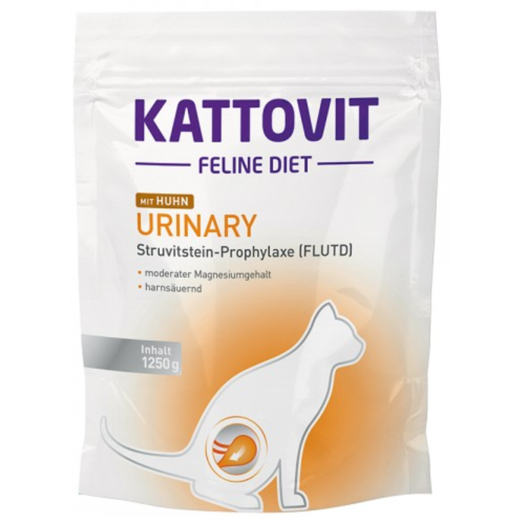 Katzen - Trockenfutter KATTOVIT Feline Diet Urinary Huhn, 1250 g