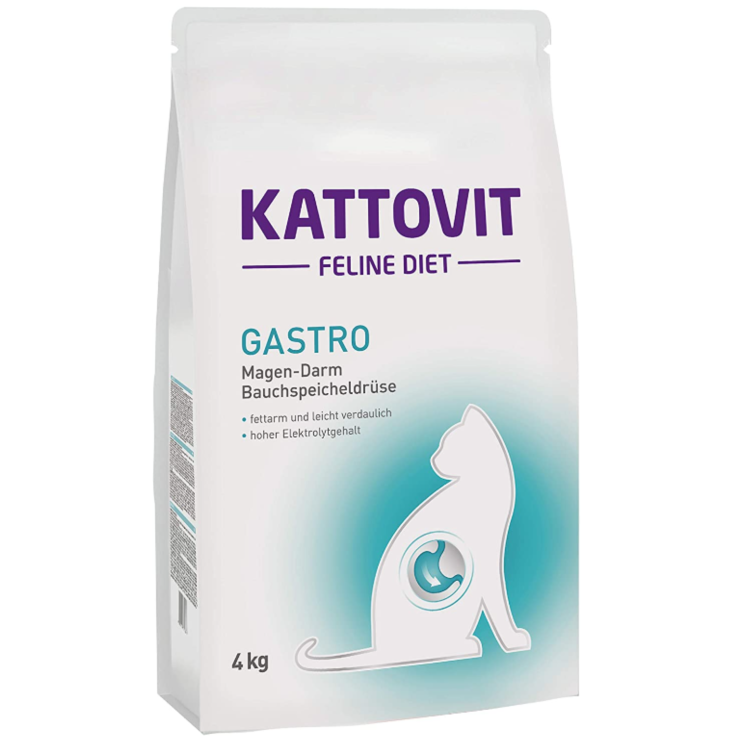 Katzen - Trockenfutter KATTOVIT Feline Diet Gastro, 4 kg