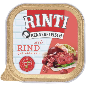 Hunde - Nassfutter RINTI Adult Kennerfleisch mit Rind, 300 g