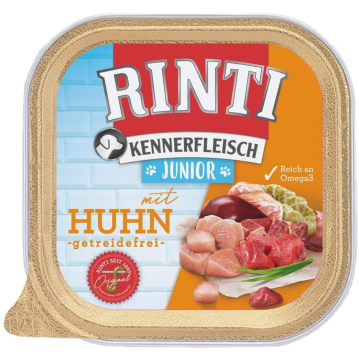 Hunde - Nassfutter RINTI Junior Kennerfleisch mit Huhn,...