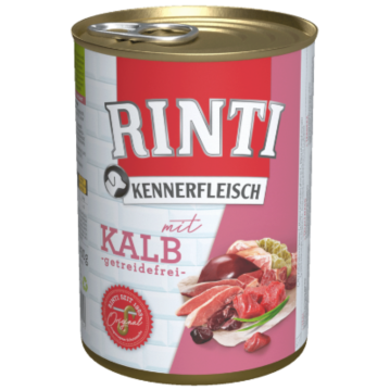 Hunde - Nassfutter RINTI Adult Kennerfleisch mit Kalb, 400 g