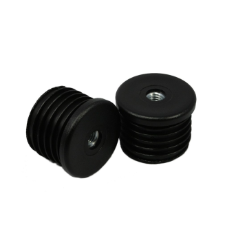 Lamellenstopfen Rund 40mm mit M10 Gewindemutter...