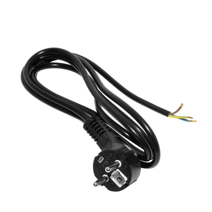 Geräteanschlusskabel mit Schukostecker und 3 m Anschlussleitung Anschlußkabel Netzkabel 1~/230V