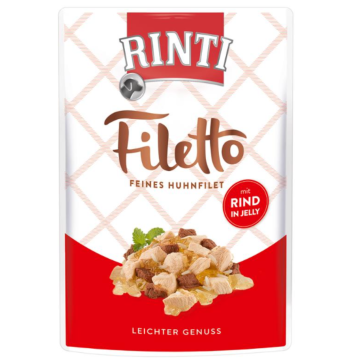 Hunde - Nassfutter RINTI Adult Filetto, Huhnfilet mit...