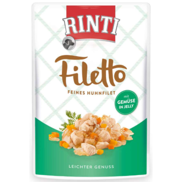 Hunde - Nassfutter RINTI Adult Filetto, Huhnfilet mit...