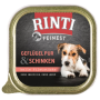 Hunde - Nassfutter RINTI Adult Feinest Gefl&uuml;gel Pur &amp; Schinken, 150 g