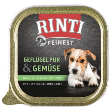 Hunde - Nassfutter RINTI Adult Feinest Geflügel Pur...