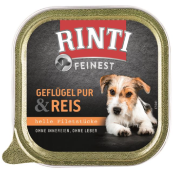 Hunde - Nassfutter RINTI Adult Feinest Geflügel Pur...