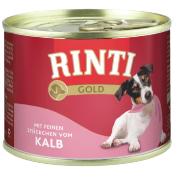 Hunde - Nassfutter RINTI Adult Gold Kalb, 185 g