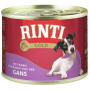 Hunde - Nassfutter RINTI Adult Gold Gans, 185 g