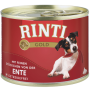 Hunde - Nassfutter RINTI Adult Gold Ente, 185 g