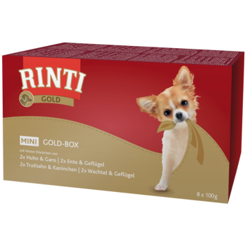 Hunde - Nassfutter RINTI Adult Gold Mini Goldbox,...