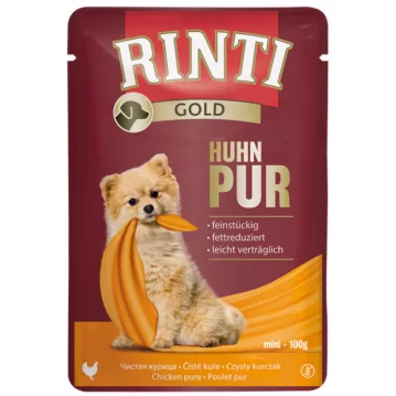 Hunde - Nassfutter RINTI Adult Gold Huhn Pur, 100 g