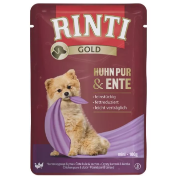 Hunde - Nassfutter RINTI Adult Gold Huhn Pur &amp; Ente,...
