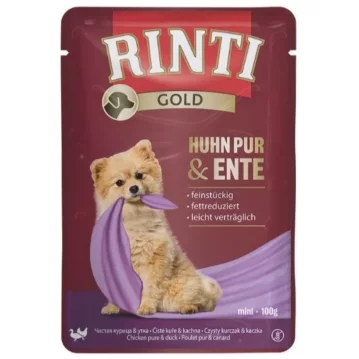 Hunde - Nassfutter RINTI Adult Gold Huhn Pur &amp; Ente,...