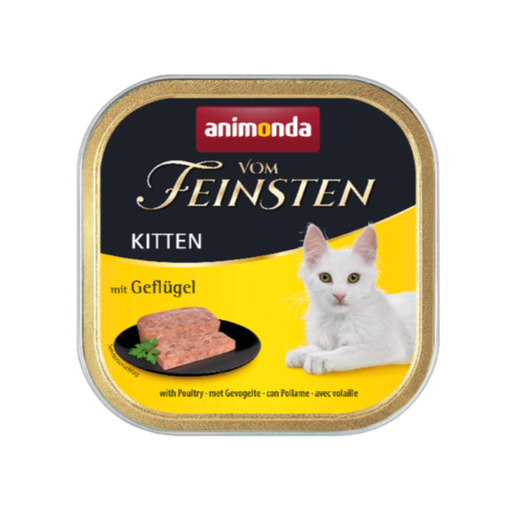 Katzen - Nassfutter ANIMONDA Vom Feinsten Kitten mit Geflügel, 100 g