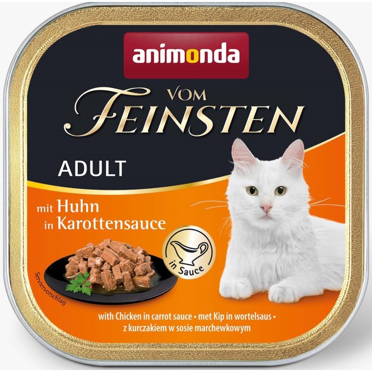 Katzen - Nassfutter ANIMONDA Vom Feinsten Grainfree, Huhn + Karotte, 100 g