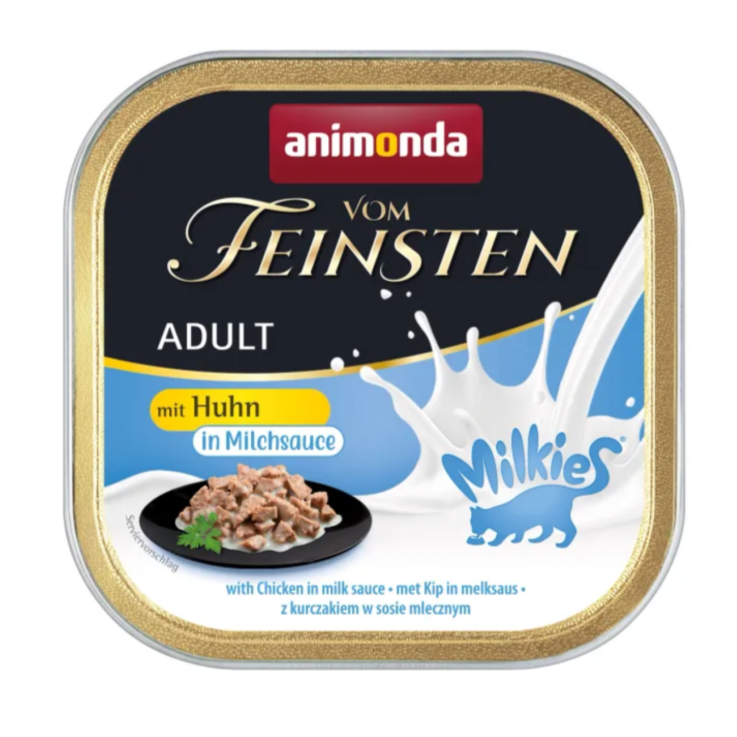 Katzen - Nassfutter ANIMONDA Vom Feinsten Milkies mit Huhn in Milchsauce, 100 g