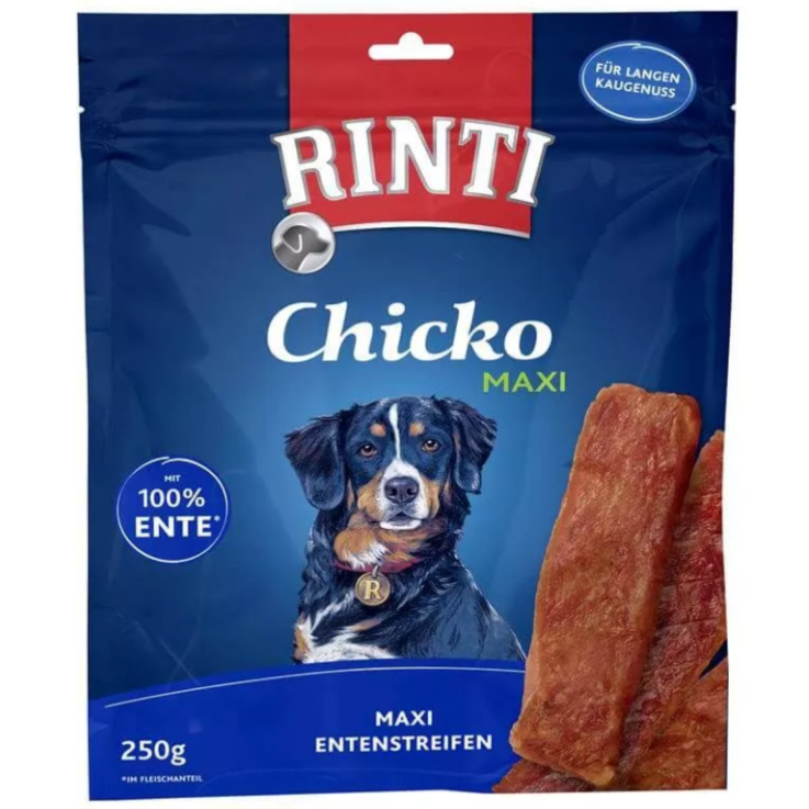 Hunde - Snack RINTI Chicko Maxi Ente Vorratspack, 250 g
