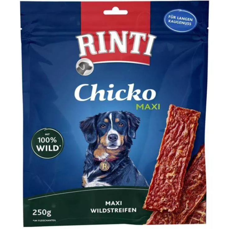 Hunde - Snack RINTI Chicko Maxi Wild Vorratspack, 250 g