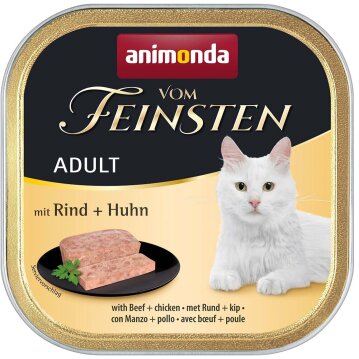 Katzen - Nassfutter ANIMONDA Vom Feinsten Adult Rind +...