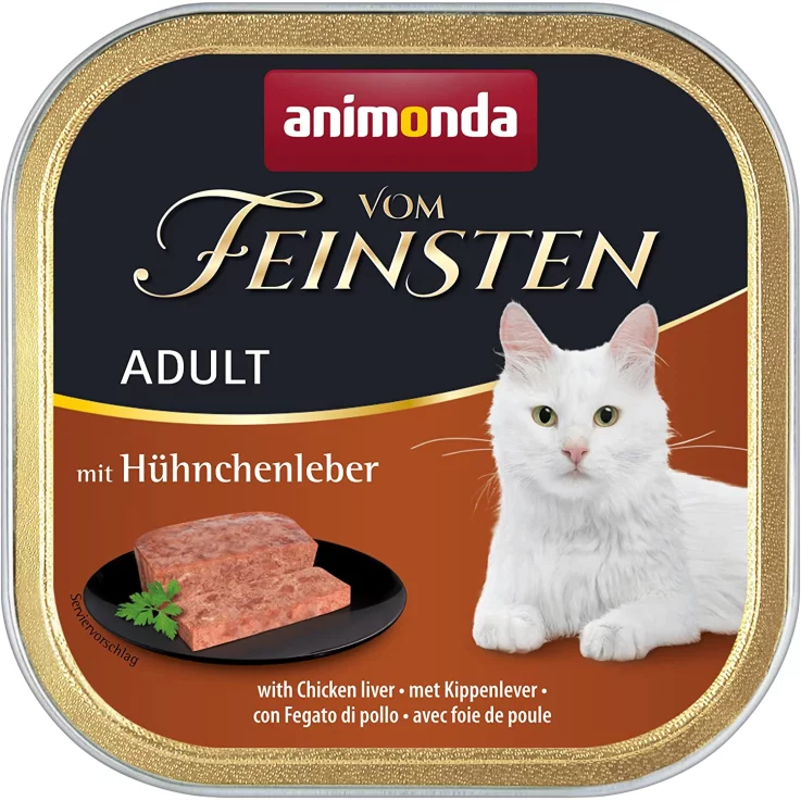 Katzen - Nassfutter ANIMONDA Vom Feinsten Adult Hühnchenleber, 100 g