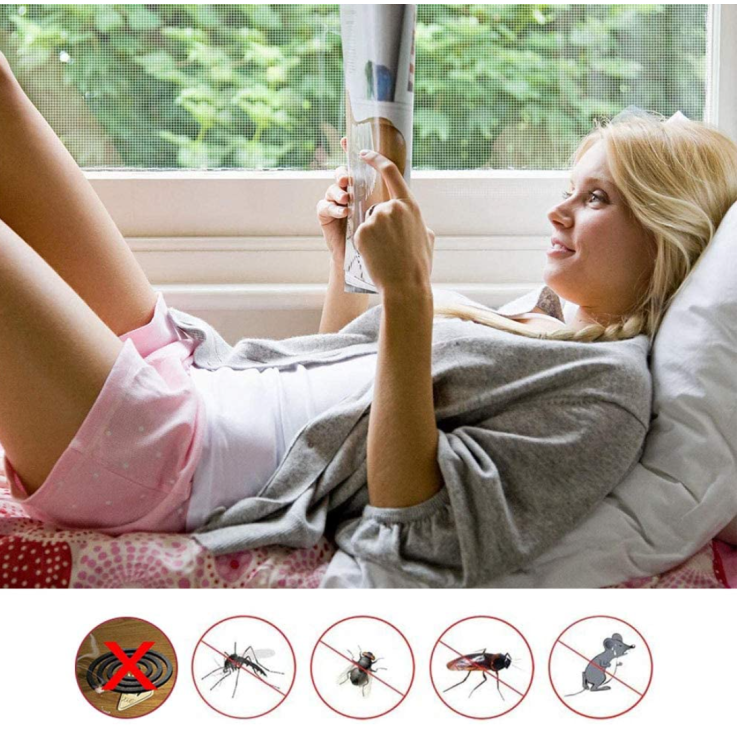 Moskitonetz 2x 65 cm x 220 cm weiß