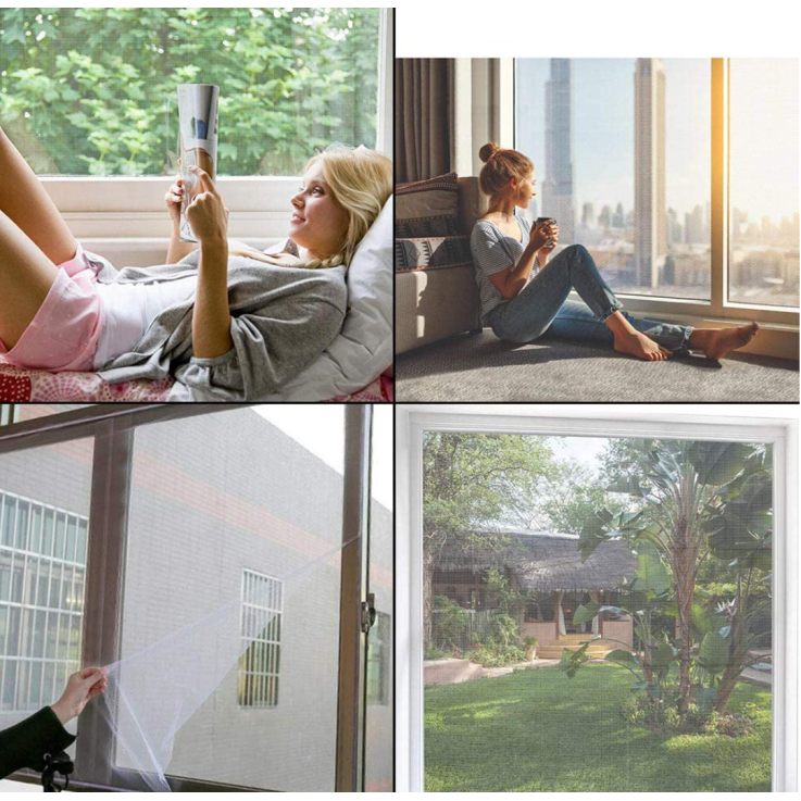 Moskitonetz 2x 65 cm x 220 cm weiß