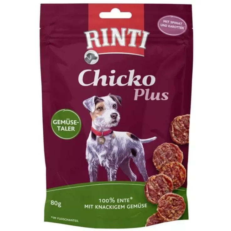 Hunde - Snack RINTI Chicko Plus Gemüse-Taler, 80 g