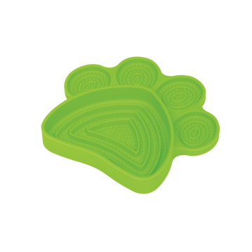 NOBBY Silikonnapf "Paw", gr&uuml;n, 21 x 19 cm