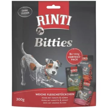Hunde - Snack RINTI Bitties Multipack, 3 x 100 g