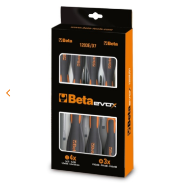 BETA Schraubendrehersatz 8-teilig