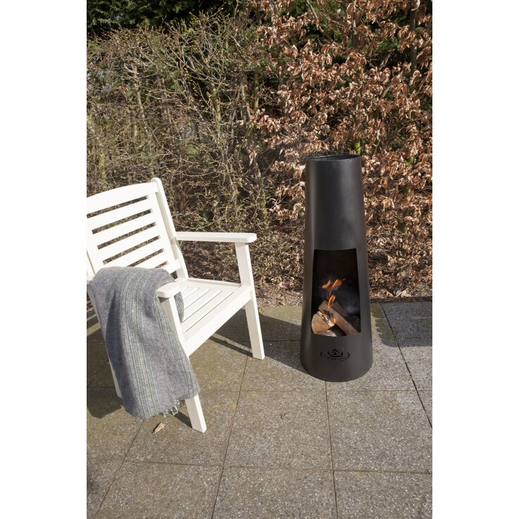 ESSCHERT DESIGN Terrassenofen aus Metall, rund